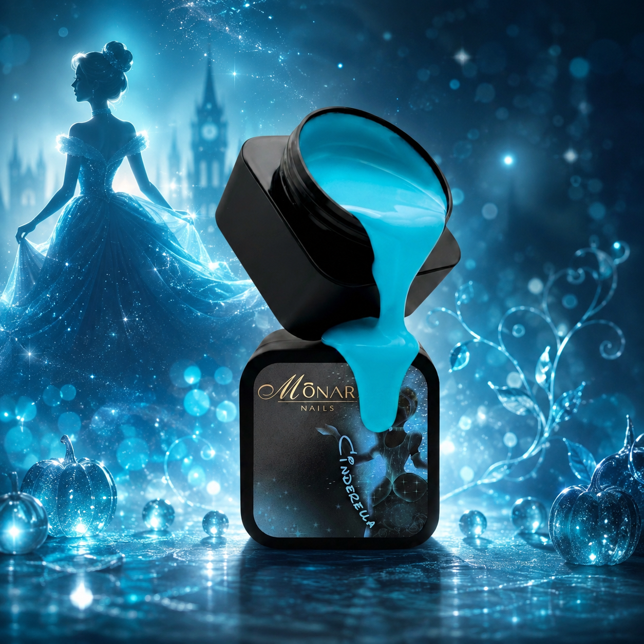 Kolorowy żel Cinderella (błękitny) (no hema/no tpo) - obrazek 3