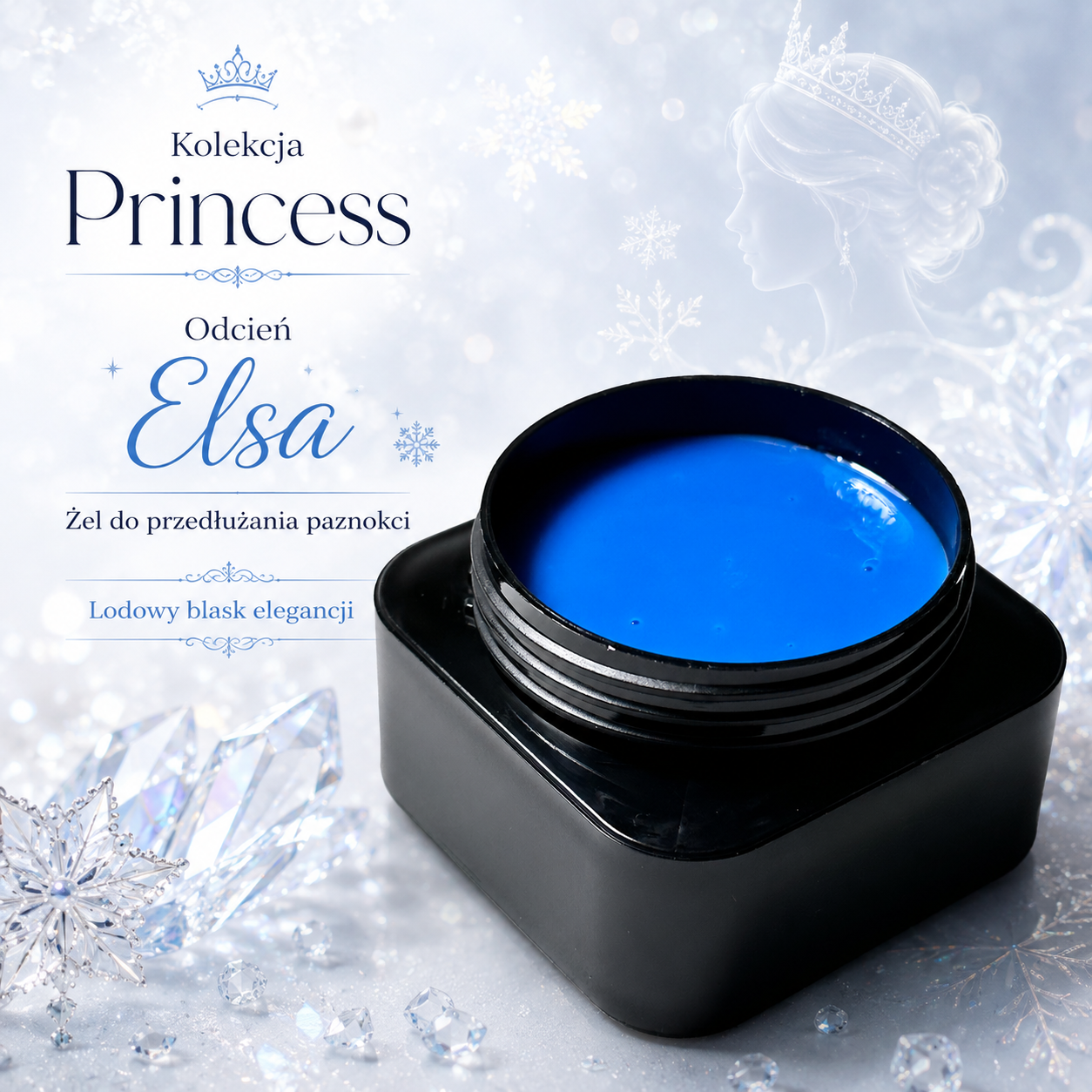 Kolorowy żel Elsa (niebieski) (no hema/no tpo) - obrazek 3