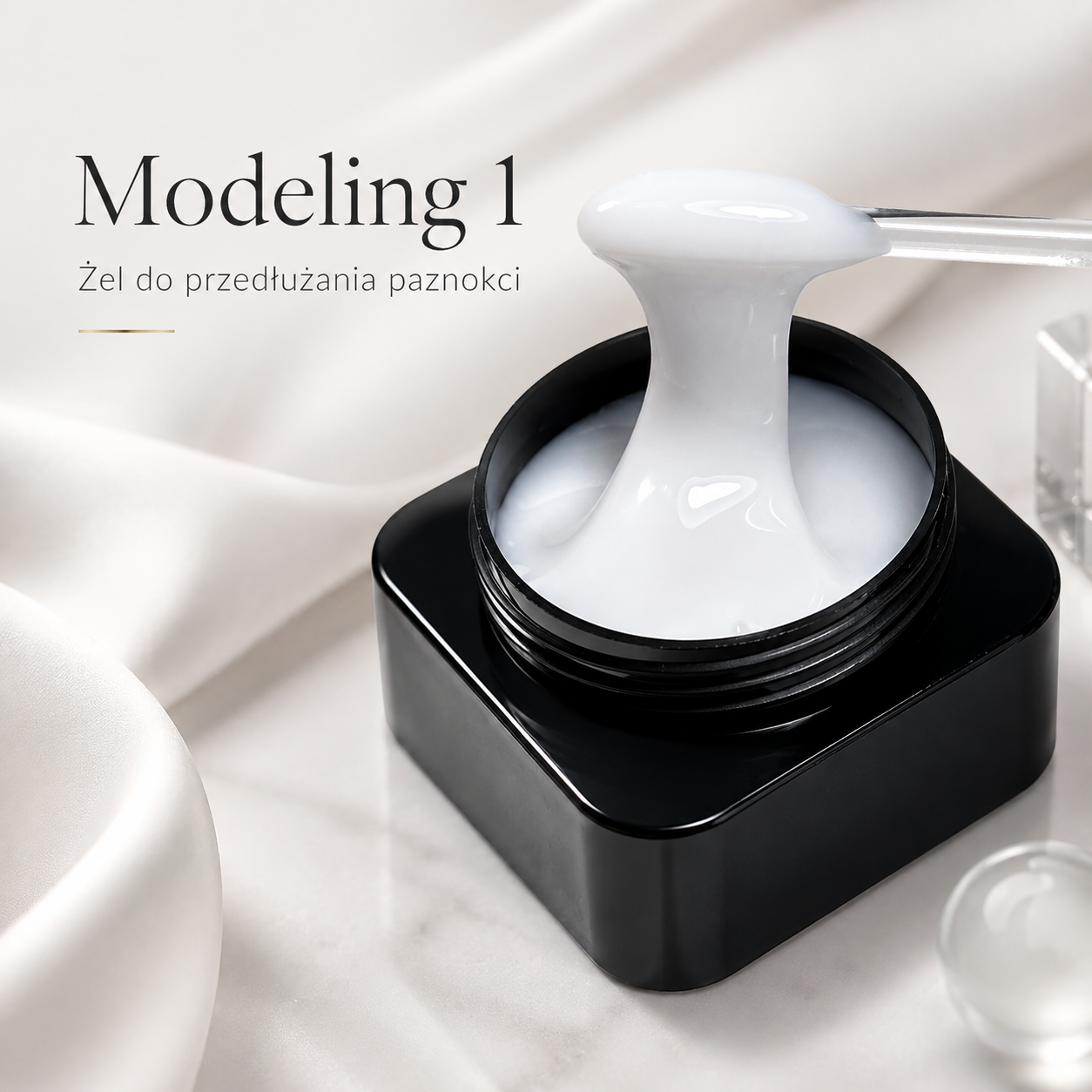 Budujący żel Modeling gel 1 (no hema/no tpo) - obrazek 2