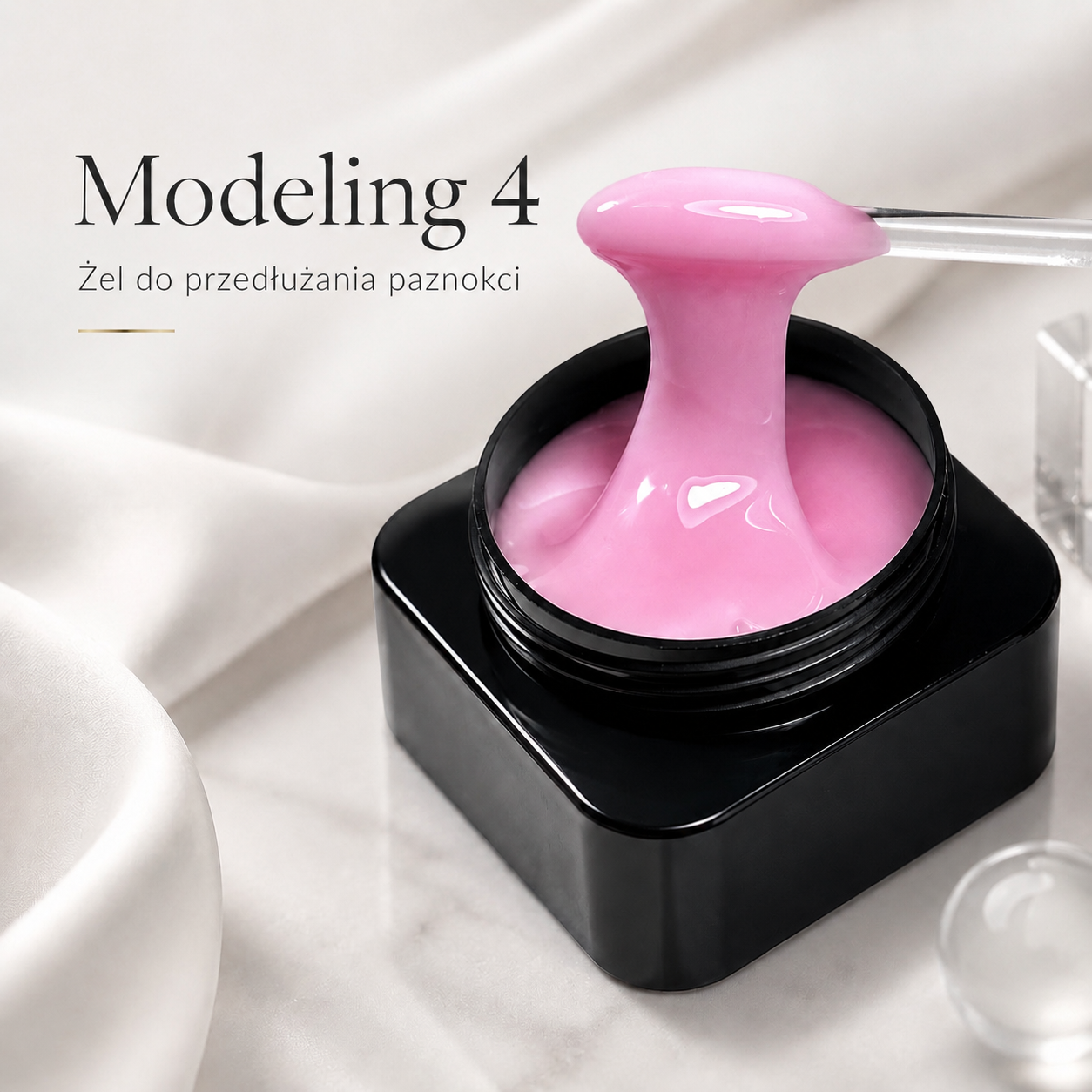 Budujący żel Modeling gel 4 (no hema/no tpo) - obrazek 2