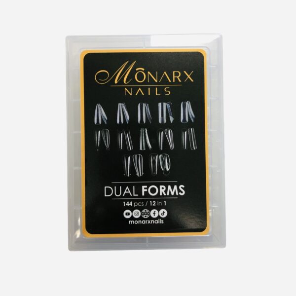 Formy dual do budowy paznokci Monarx MIX 144 pcs/12 in1