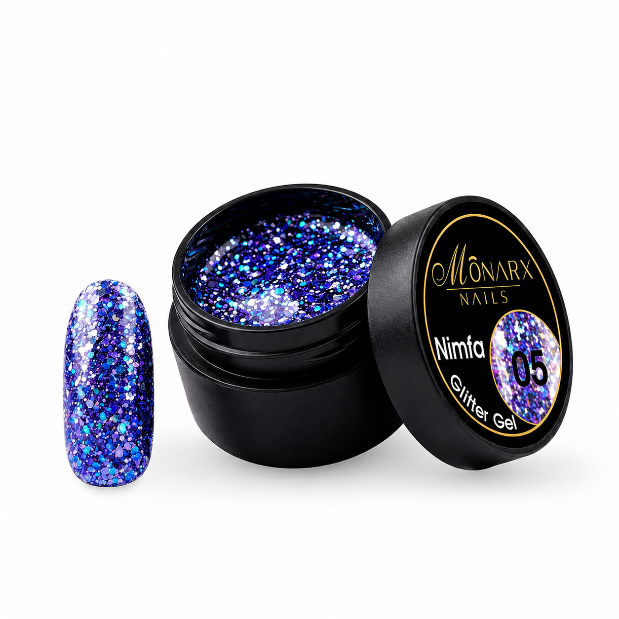 Glitter żel NIMFA 05
