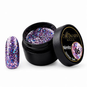 Glitter żel NIMFA 06