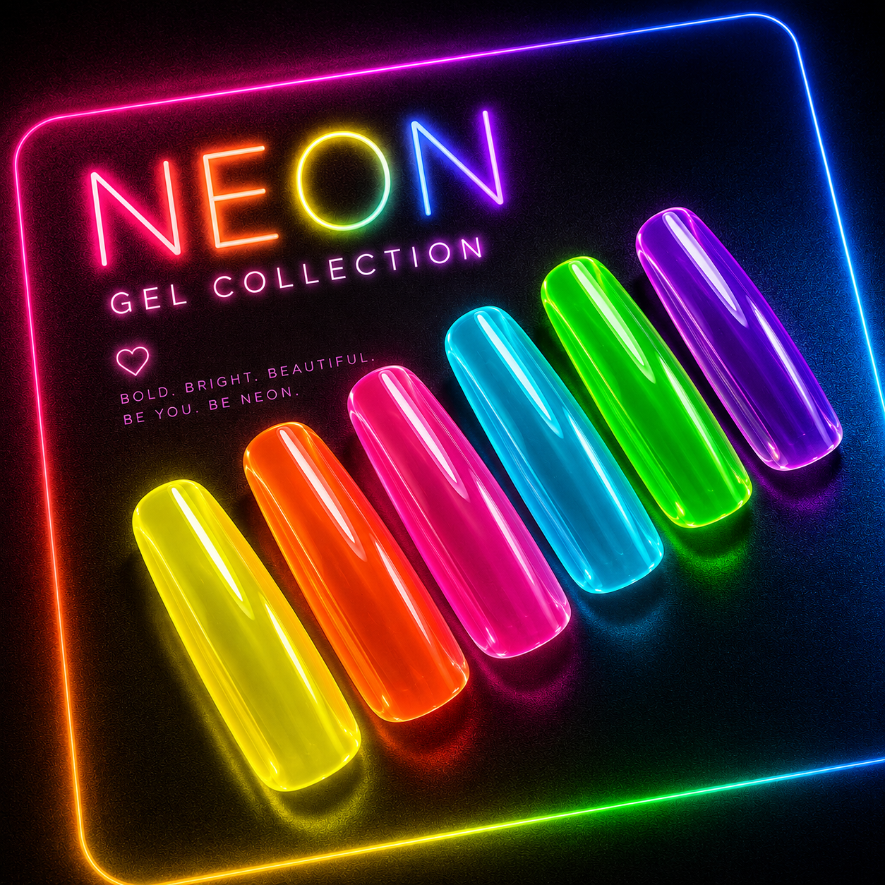 Zestaw żeli NEON Gel ( 6 szt. ) - obrazek 11