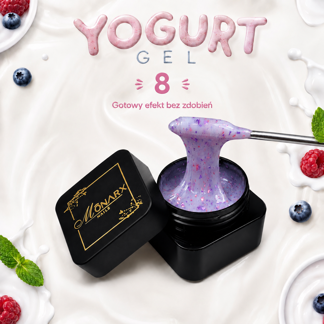 YOGURT GEL 8 budujący żel (no hema/no tpo) - obrazek 2