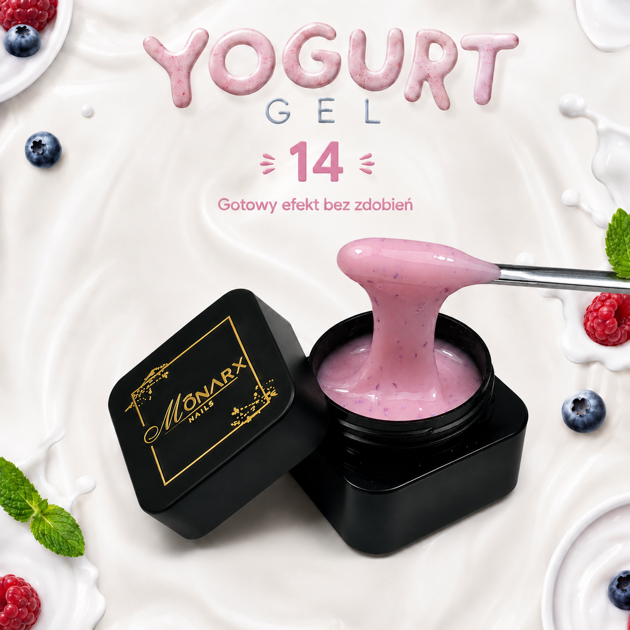YOGURT GEL 14 budujący żel (no hema/no tpo) - obrazek 2