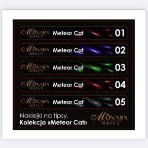 Naklejki na tipsy. Kolekcja METEOR CAT