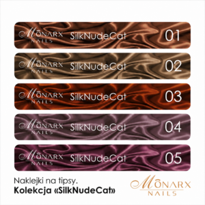 Naklejki na tipsy. Kolekcja SILK NUDE CAT
