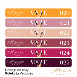 Naklejki na tipsy. Kolekcja VOGUE
