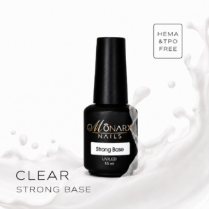 Baza hybrydowa clear STRONG BASE (no hema/tpo) 15 ml. butelka