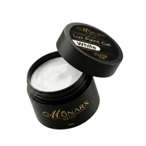 Lux Paint Gel (bialy kolor) do zdobień paznokci 5 ml.
