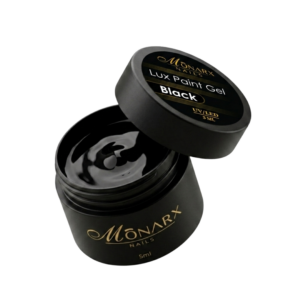 Lux Paint Gel (czarny kolor) do zdobień paznokci 5 ml.