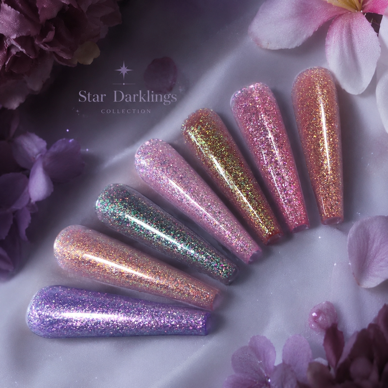 Zestaw żeli STAR DARKLINGS ( 7 szt. po 15 ml. ) - obrazek 2